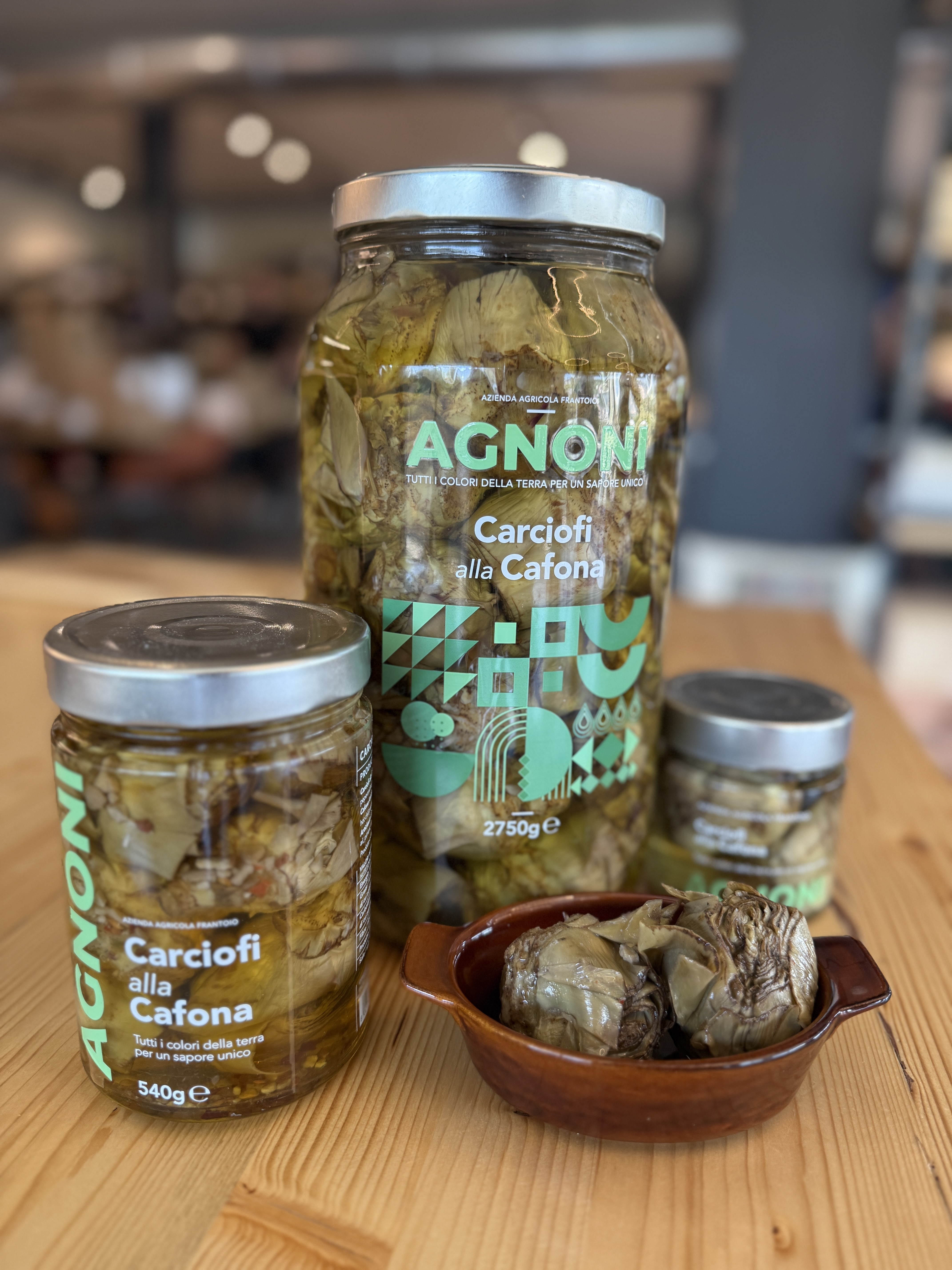 Agnoni, Čampioni Artyčok od Země po Nádobu